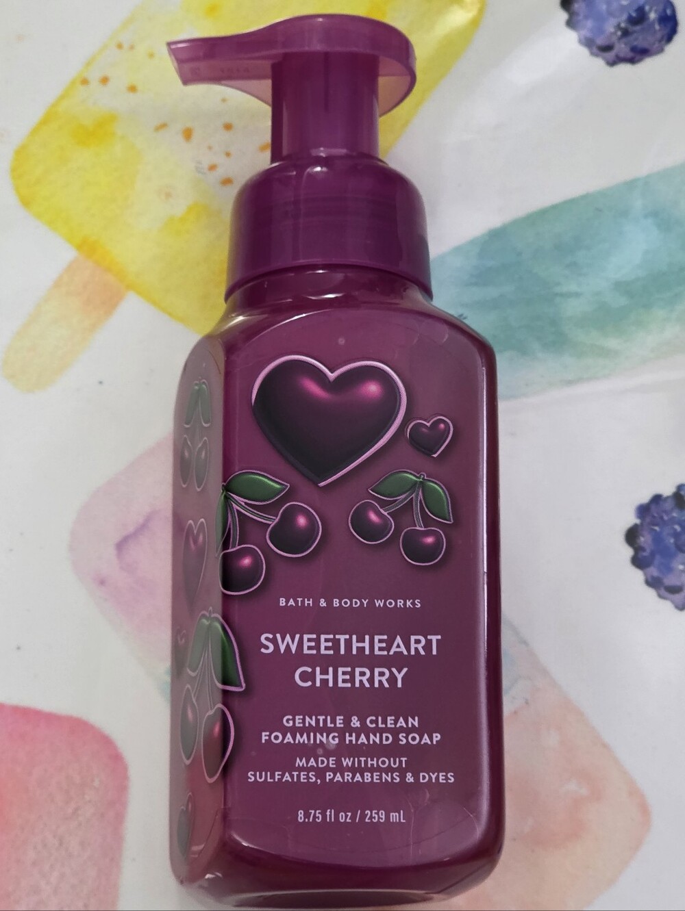 Bath & Body Works Sweetheart Cherry Gentle Foaming Hand Soap 8oz NEW RARE